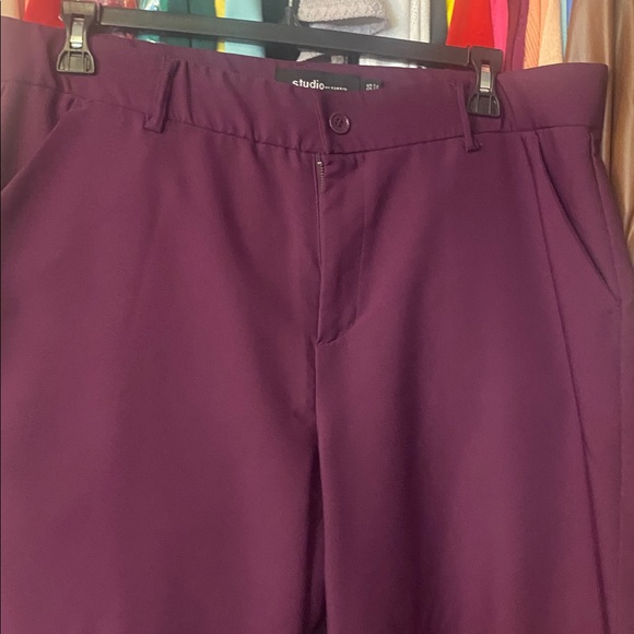 Torrid Deep Purple Trousers - Picture 2 of 5
